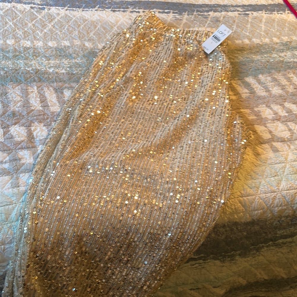 Loft sequin joggers